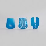 Cover case mouse gaming Rexus Daxa Air II warna biru dengan desain honeycomb untuk mouse gaming Daxa Air II wireless